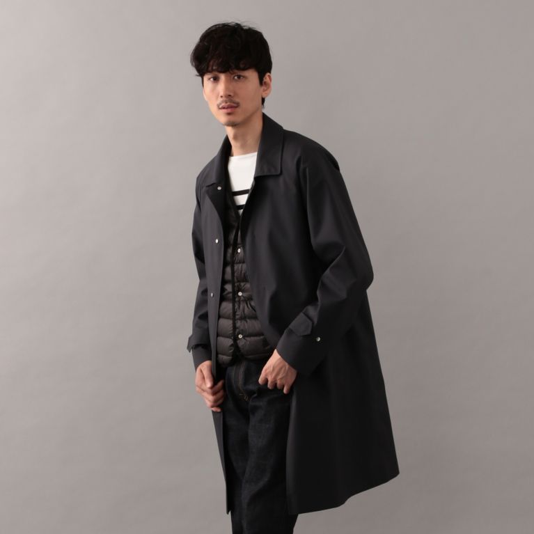 36%OFF！SALE＜三陽商会＞【サンヨー コート メン(SANYO COAT MEN)】＜UMBRELLA COAT＞3WAYダウンインナーバルカラーコート ネイビー 送料無料 ＆ 定価 96120円から 34560円値引！