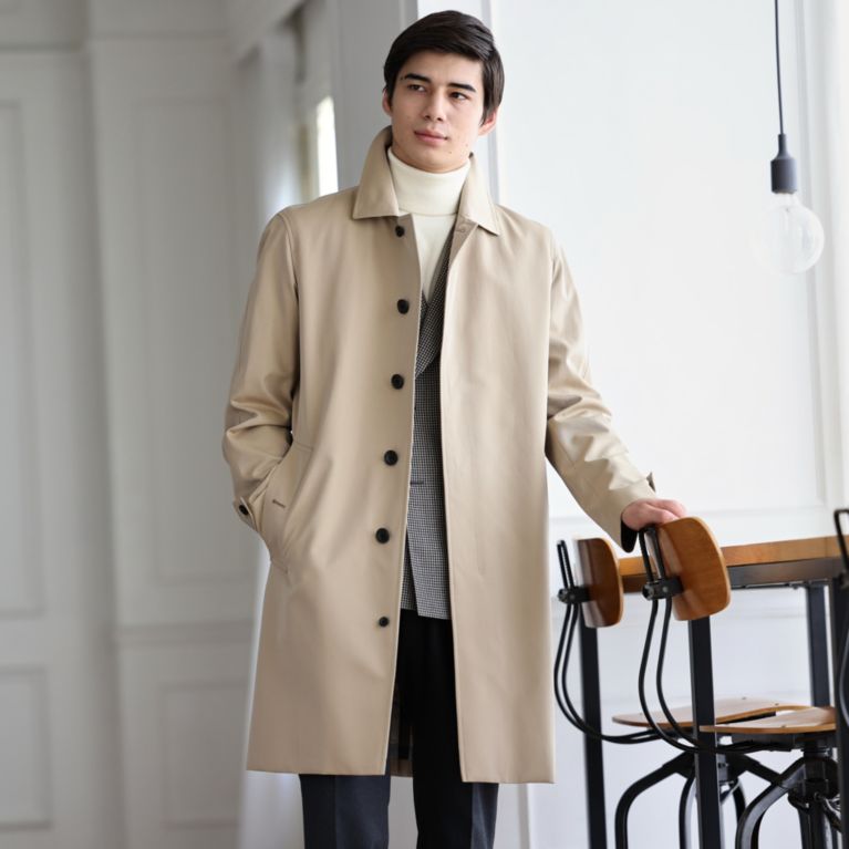 【SANYOCOAT MEN】 ＜100年コート＞バルマカーンコート ベージュ