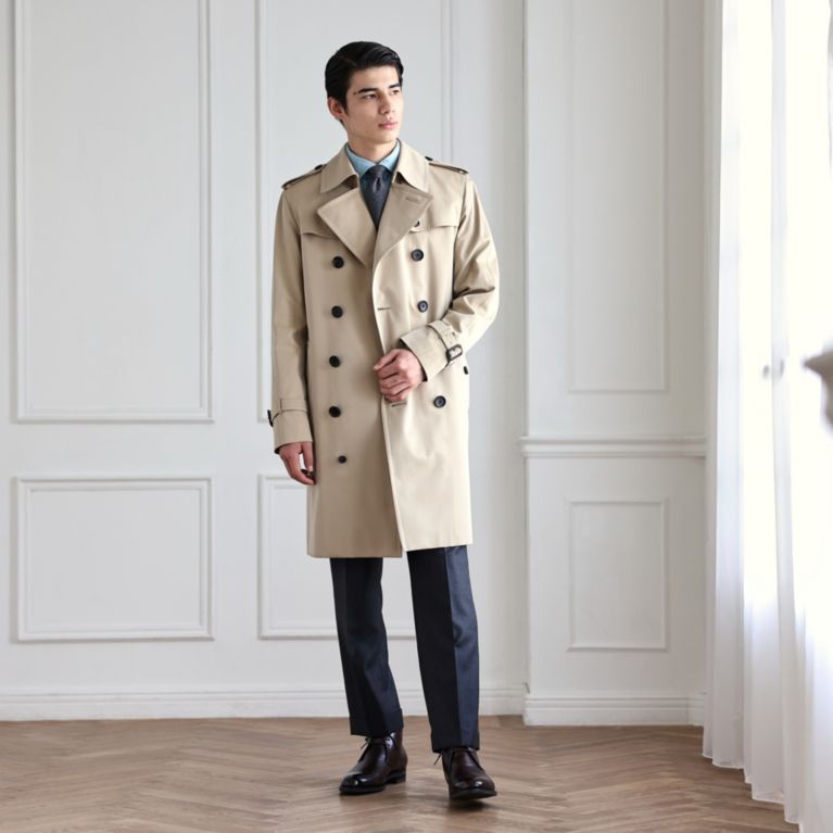 2022発売 981 新品 サンヨーコート SANYO ナイロンワッシャー トレンチ