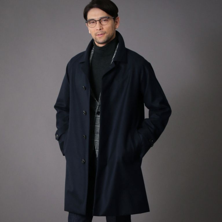 ラミネートウールバルマカーンコート ウールコート Sanyocoat Men サンヨーコート メン のメンズファッション通販 三陽商会
