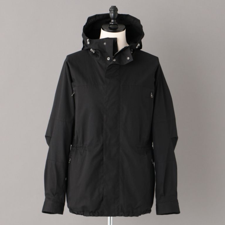【SANYOCOAT MEN】 ＜SANYO SEWING Designed by TOKITO＞サイクリングアノラックパーカー ブラック