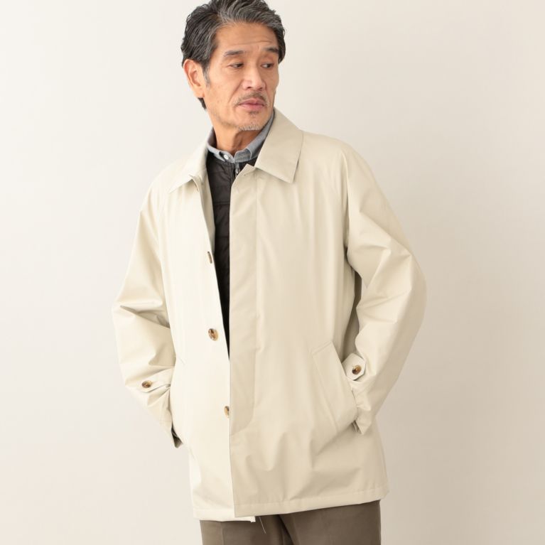 【THE SCOTCH HOUSE】 【数量限定】GORE-TEX INFINIUM ステンカラーコート. ライトベージュ