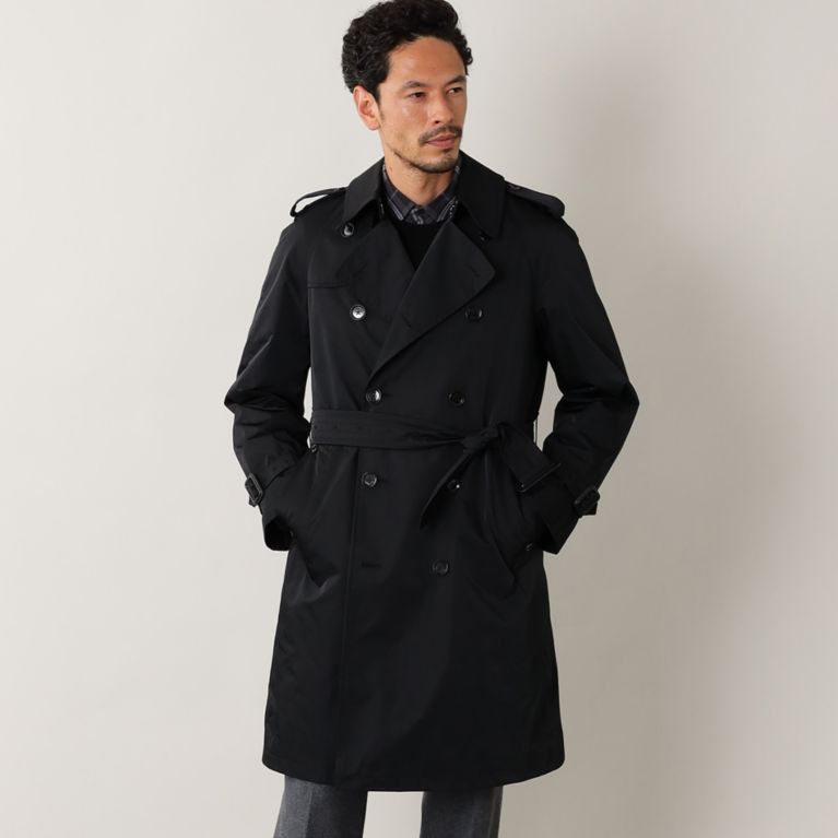 【THE SCOTCH HOUSE】 【URBAN COLLECTION】【撥水加工】SH KENDRICK ダブルトレンチ ブラック
