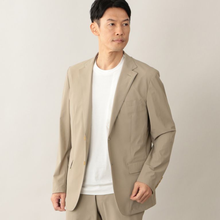 【THE SCOTCH HOUSE】 【数量限定】ハイパーストレッチジャケット. ベージュ