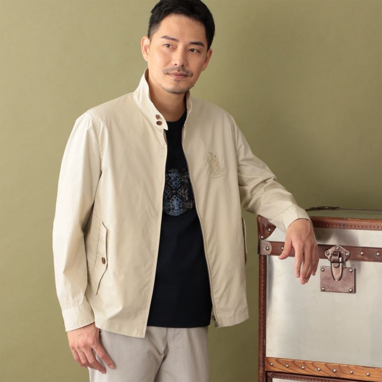 【THE SCOTCH HOUSE】 【180周年記念商品】オーガニックコットン使用ソロテックスアウター. ライトベージュ