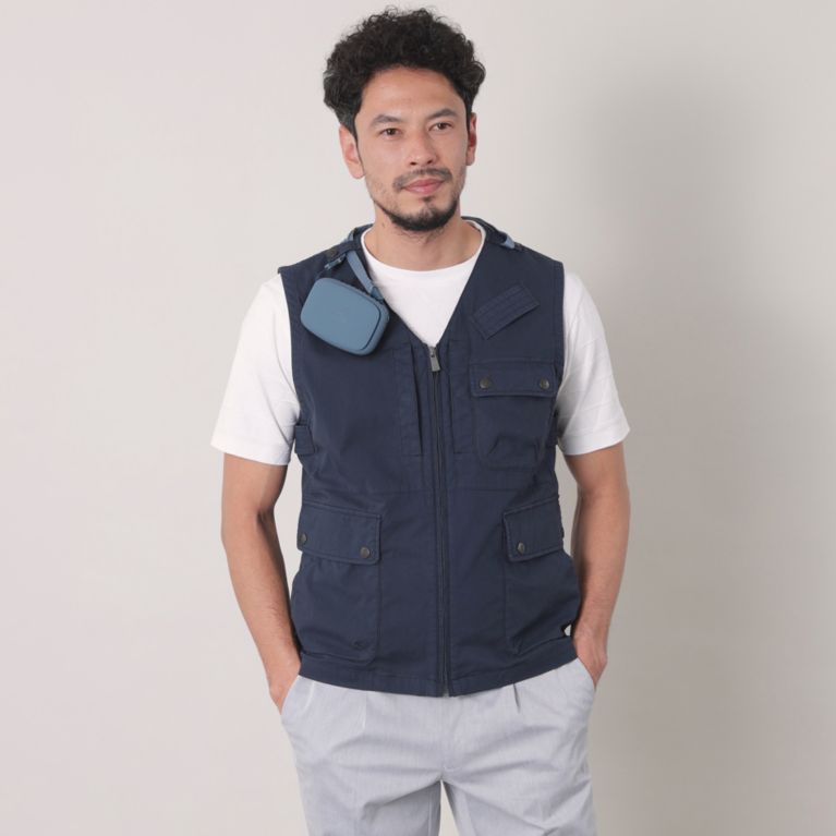 Flow Vest エレコム 株 との協業による風を纏う服 ランバージャックベスト カジュアルベスト The Scotch House ザ スコッチハウス のメンズファッション通販 三陽商会