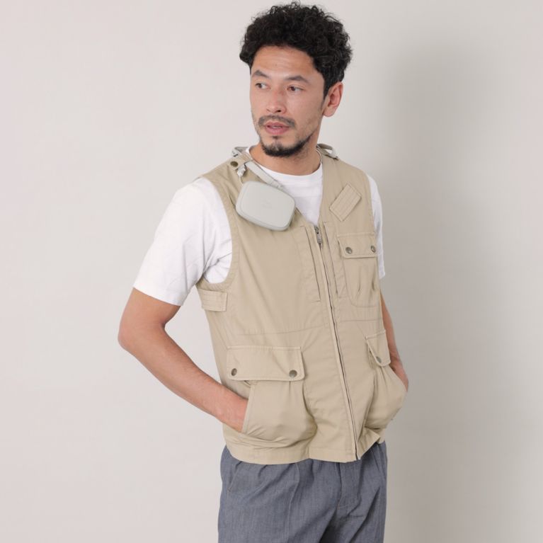 Flow Vest エレコム 株 との協業による風を纏う服 ランバージャックベスト カジュアルベスト The Scotch House ザ スコッチハウス のメンズファッション通販 三陽商会