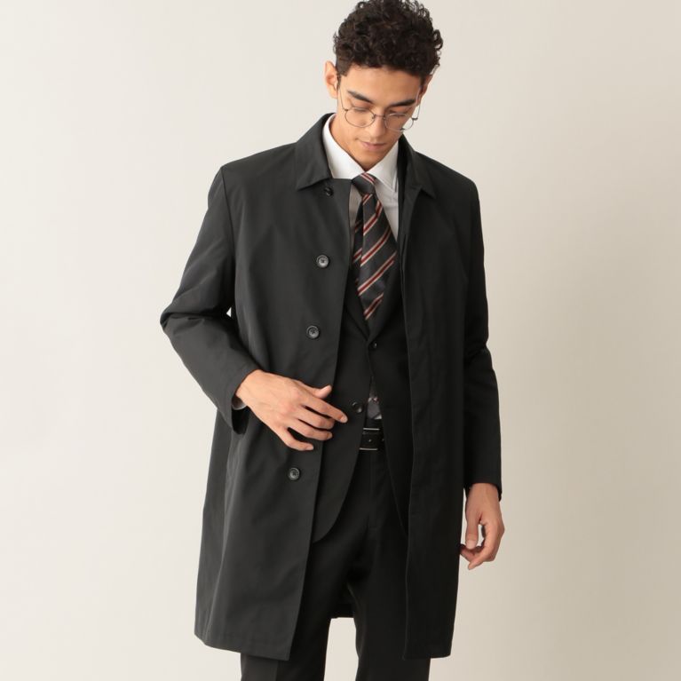 【Paul Stuart MEN】 ウェザークロスコート. ブラック