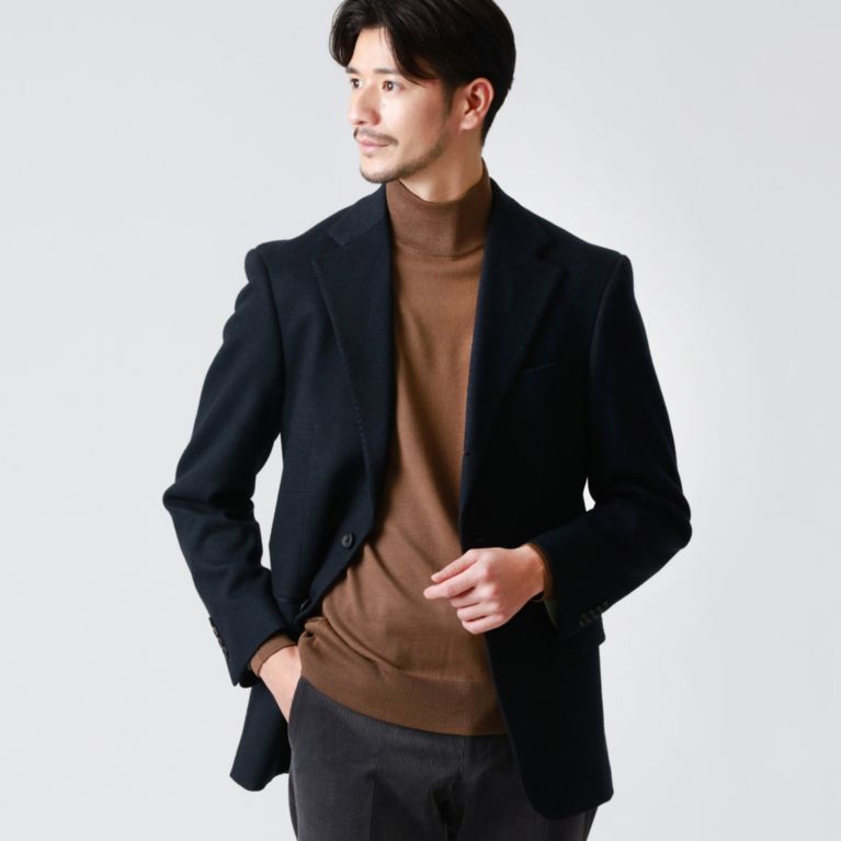 最高級】Ermenegildo Zegna ウールカシミヤ ダブル ジャケット+