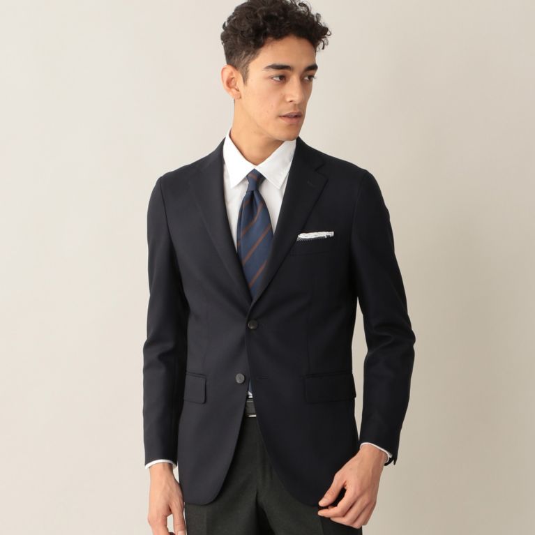 【Paul Stuart MEN】 【STUART'S TRAVELER】 チェンジボタンジャケット. ネイビー
