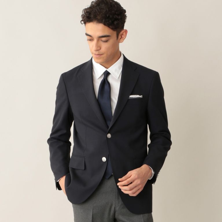 【Paul Stuart MEN】 【STUART'S TRAVELER】TRAVEL BLAZER ジャケット ネイビー