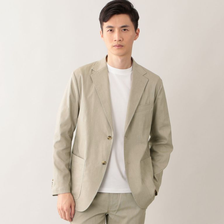 【Paul Stuart MEN】 ドライタッチ ジャケット. ベージュ系