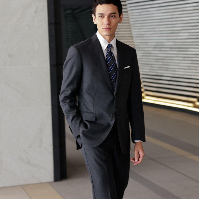 【Paul Stuart MEN】 【EASTGATE MODEL】QUINTESSENTIAL ORIGINAL TOP TWILLスーツ グレー系