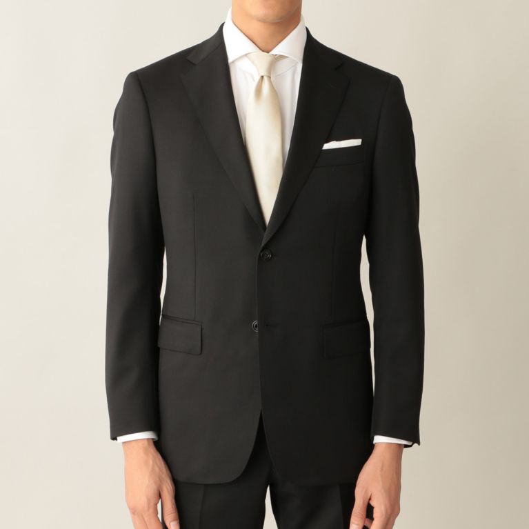 EASTGATE MODEL】ブラックウールソリッドスーツ/セットアップ