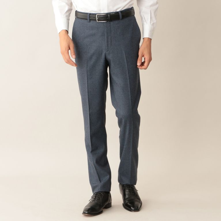 【Paul Stuart MEN】 【Vitale Barberis Canonico】サキソニースラックス. ブルー系