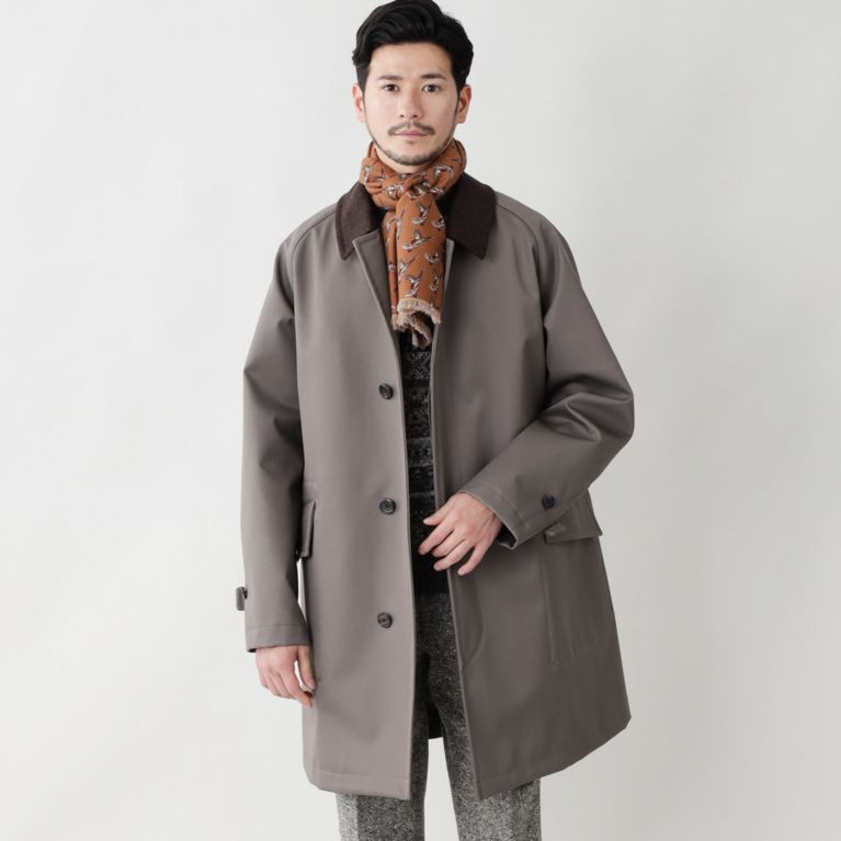 【Paul Stuart MEN】 【数量限定】「COLLECTION LINE」ベンタイルバルカラーコート カーキ