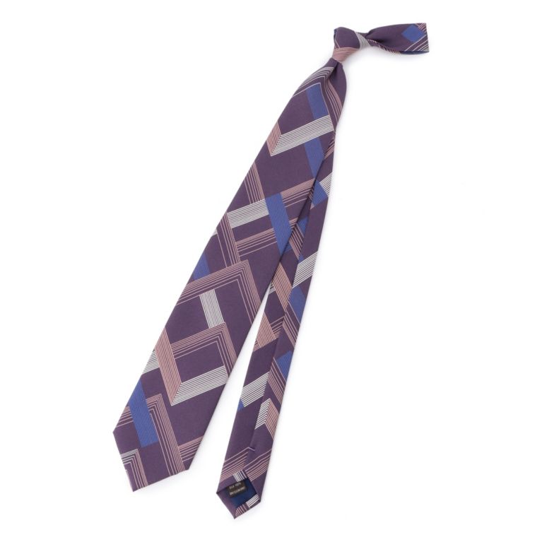 ネクタイ アールデコ柄 Collection Line ネクタイ Paul Stuart Men ポール スチュアート メン のメンズファッション 通販 三陽商会