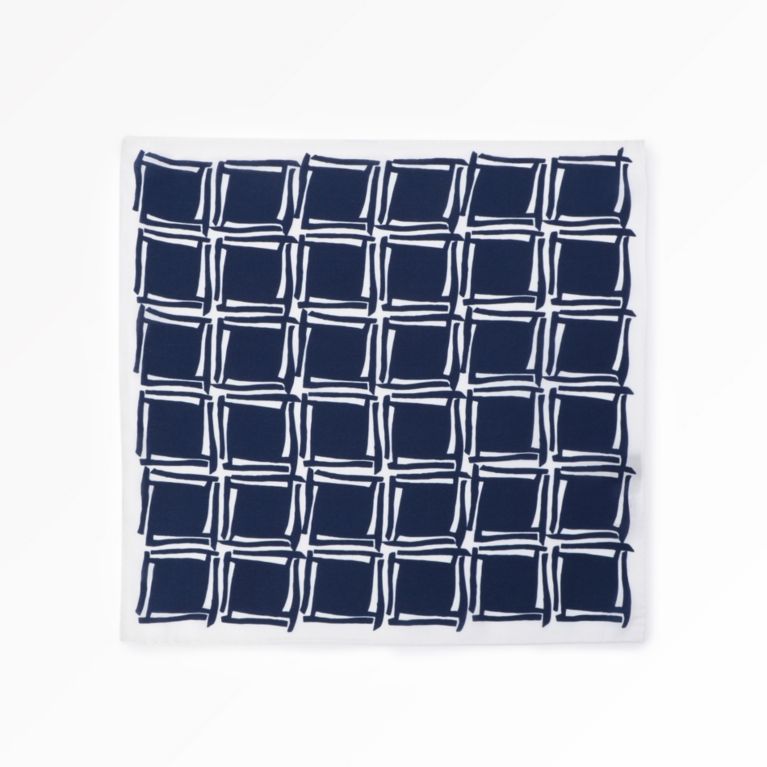 アールデコ調プリントチーフ Collection Line ハンカチ タオル Paul Stuart Men ポール スチュアート メン の メンズファッション通販 三陽商会