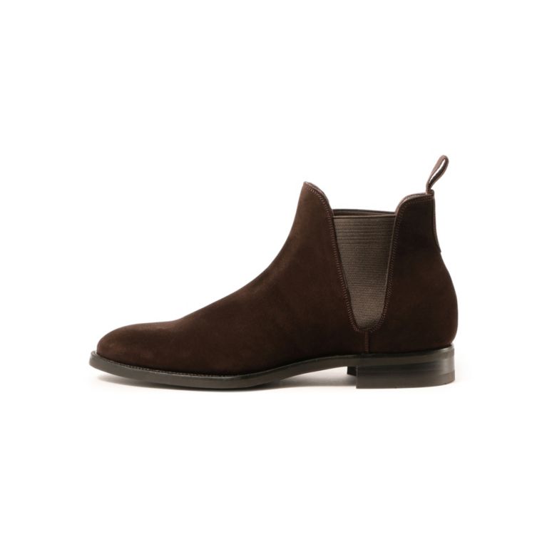 【三陽山長】 ＜DRESS SHOES＞サイドゴアブーツ ブラウン