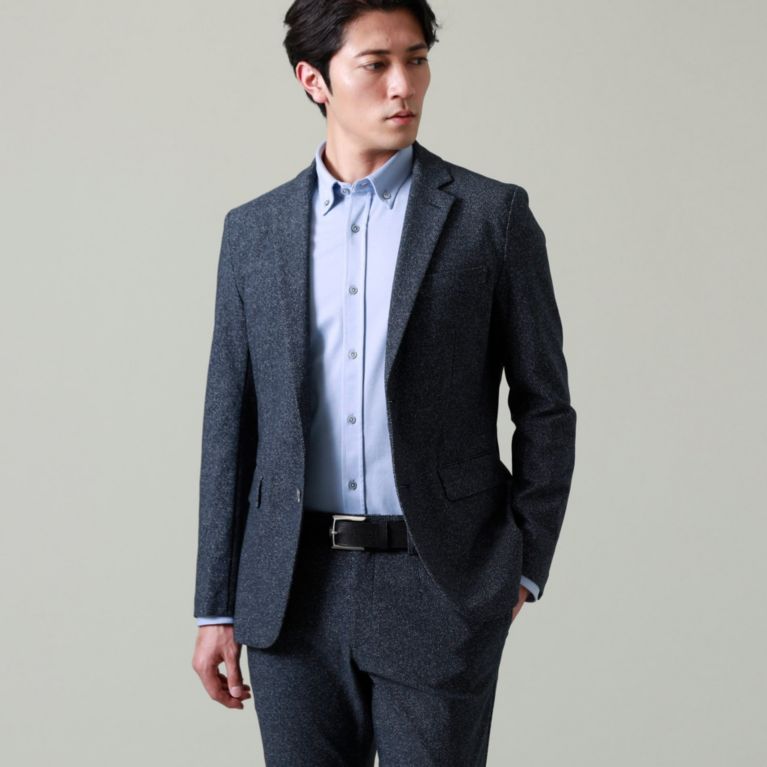 【EPOCA UOMO】 【セットアップ】ハイテンションストレッチジャケット ネイビー2