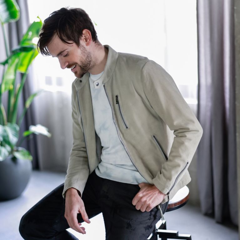 Prima Collection パラフィンソフトレザースエードブルゾン その他ブルゾン Epoca Uomo エポカ ウォモ のメンズ ファッション通販 三陽商会