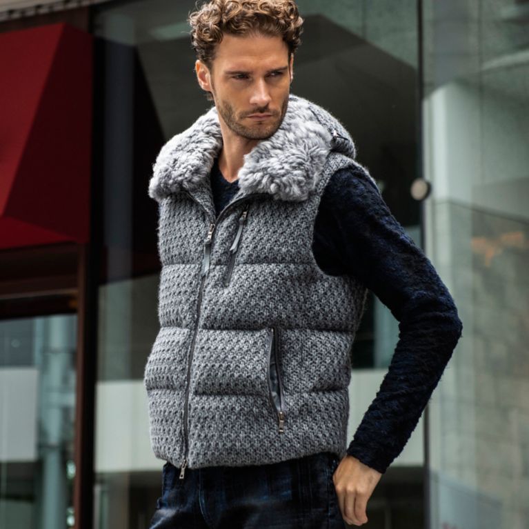 Prima Collection ニットダウンベスト ダウンベスト Epoca Uomo エポカ ウォモ のメンズファッション通販 三陽商会