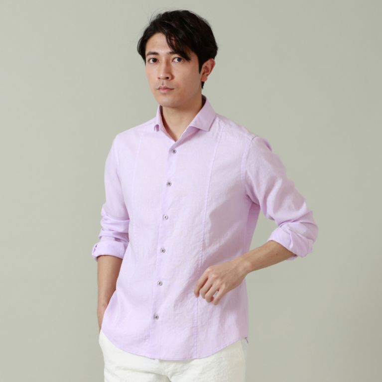 リネンストレッチシャツ シャツ ブラウス Epoca Uomo エポカ ウォモ のメンズファッション通販 三陽商会