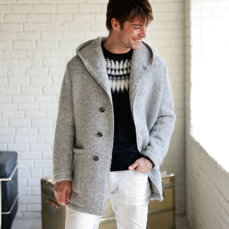 フーデットニットコート（その他コート）｜EPOCA UOMO（エポカ