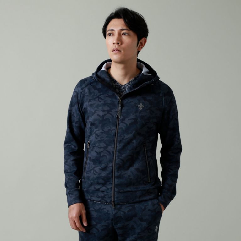 【EPOCA UOMO】 【PRIMA COLLECTION】【セットアップ】カモフラパーカ ネイビー2