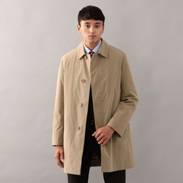 Mackintosh Philosophy Men マッキントッシュ フィロソフィー メン コート Gatwick ストレッチメモリータフタ ステンカラーコート Sanyo Istore サンヨー アイストア