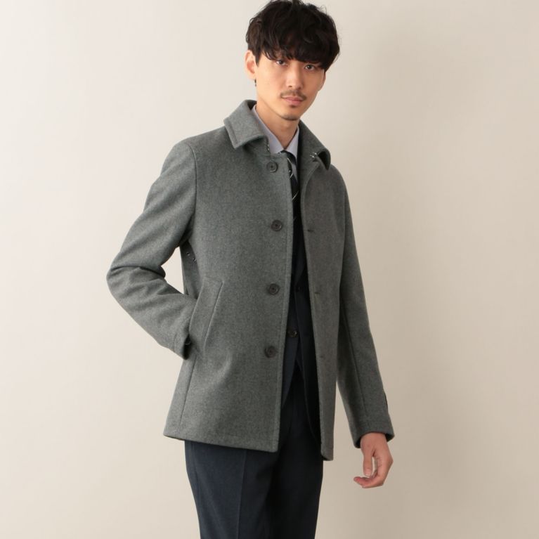 メルトン シングルpコート Portsmouth ピーコート Mackintosh Philosophy Men マッキントッシュ フィロソフィー メン のメンズファッション通販 三陽商会