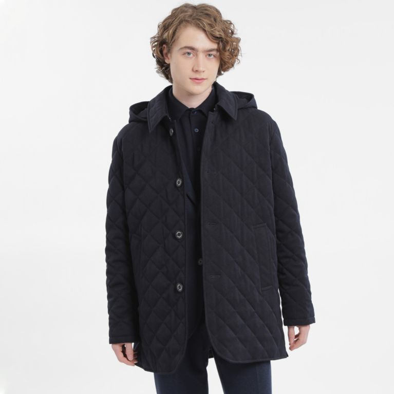 ウール調フーデッドキルティングコート Selkirk セルカーク ステンカラーコート Mackintosh Philosophy Men マッキントッシュ フィロソフィー メン のメンズファッション通販 三陽商会