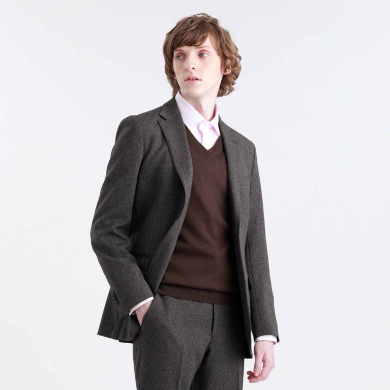 【MACKINTOSH PHILOSOPHY MEN】 TROTTER JACKET#051 ドビーツイルストレッチ グレー