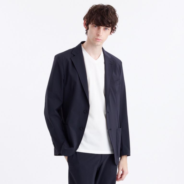 【MACKINTOSH PHILOSOPHY MEN】 ナイロン4WAYストレッチ BOXジャケット ネイビー