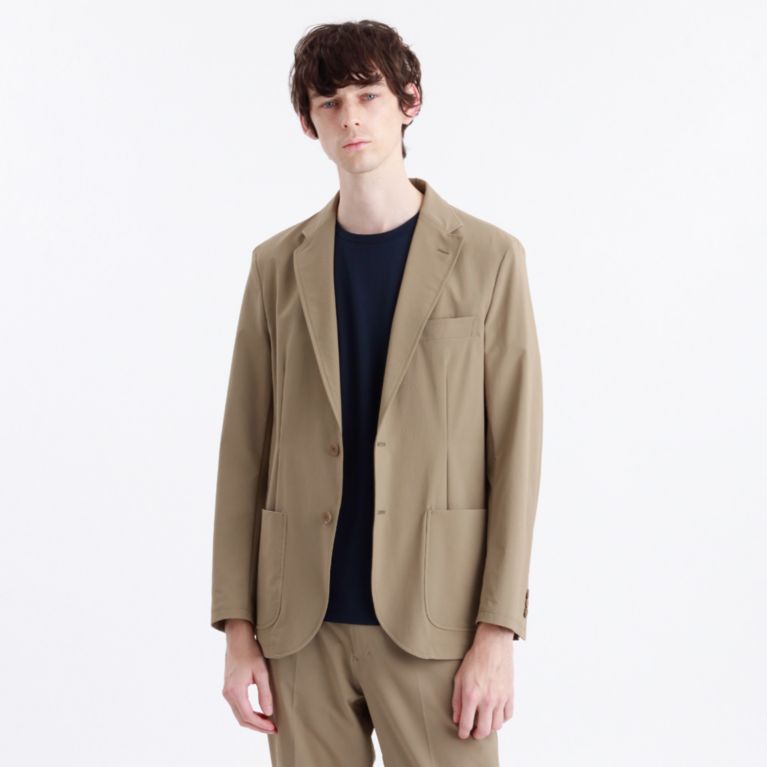 【MACKINTOSH PHILOSOPHY MEN】 ナイロン4WAYストレッチ BOXジャケット ベージュ