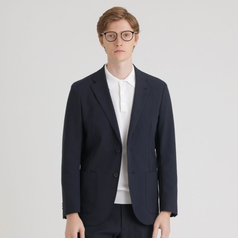 テーラードジャージー ジャケット ストレッチダブルクロス（テーラード