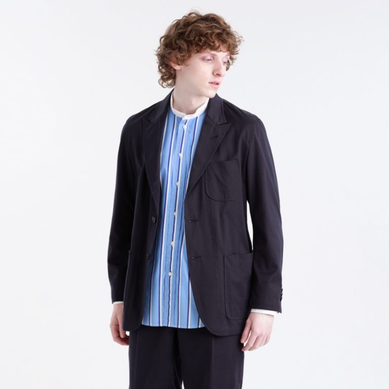 【MACKINTOSH PHILOSOPHY MEN】 brisbane moss 2PATCH JACKET ネイビー