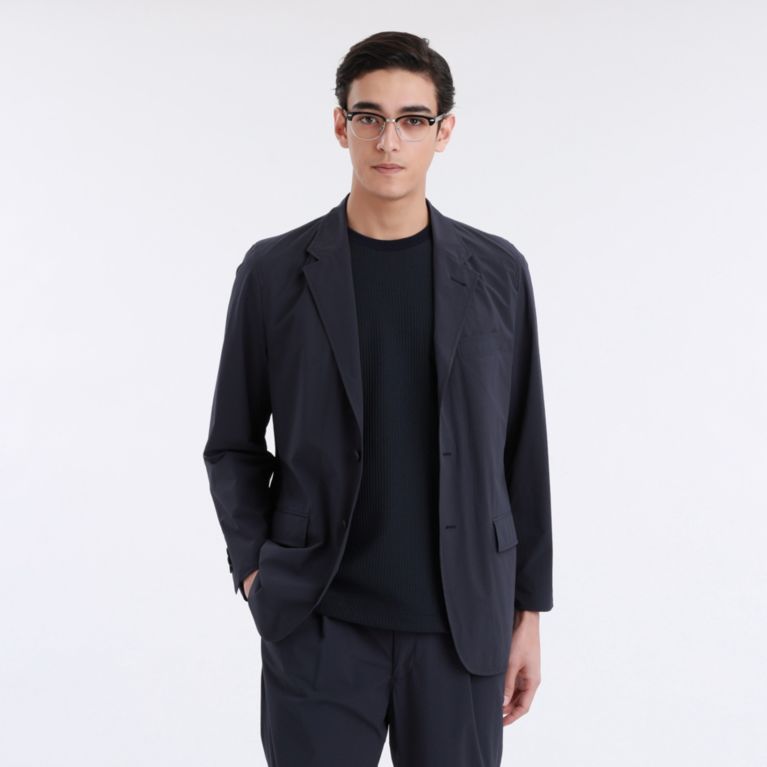 【MACKINTOSH PHILOSOPHY MEN】 ストレッチナイロンワッシャー BR212 JACKET ネイビー