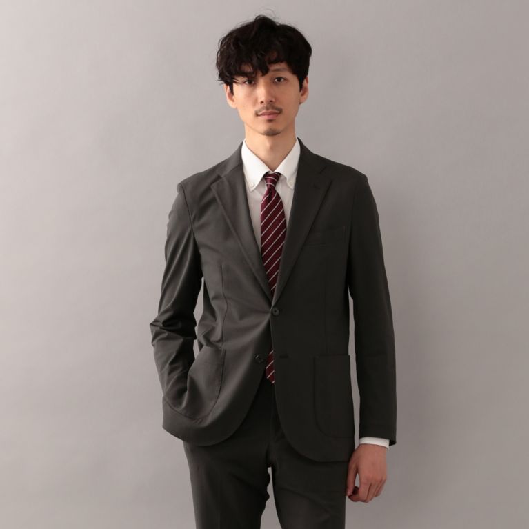 【MACKINTOSH PHILOSOPHY MEN】 【TROTTER】 2WAYライトジャージ トロッターパッカブルジャケット チャコールグレー