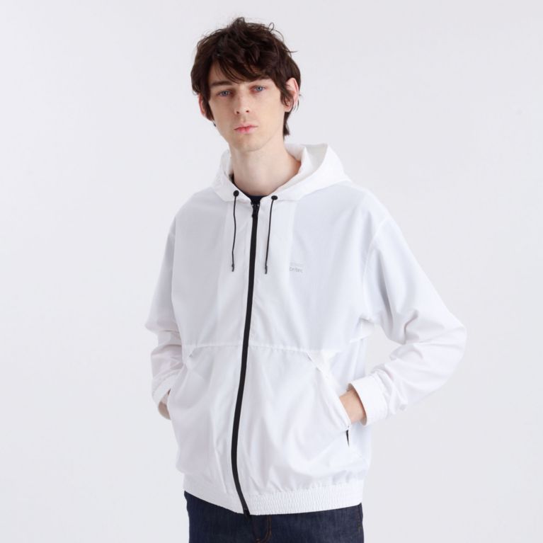 【MACKINTOSH PHILOSOPHY MEN】 BR907 WINDBREAKER メッシュストレッチ ホワイト