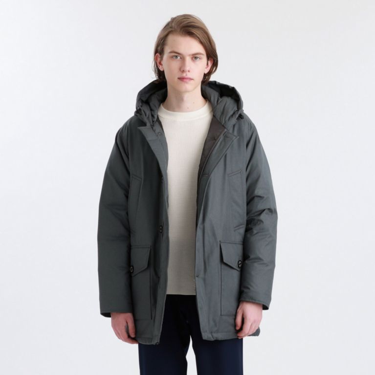 Limonta メランジ Hooded Parka ダウンブルゾン Mackintosh Philosophy Men マッキントッシュ フィロソフィー メン のメンズファッション通販 三陽商会