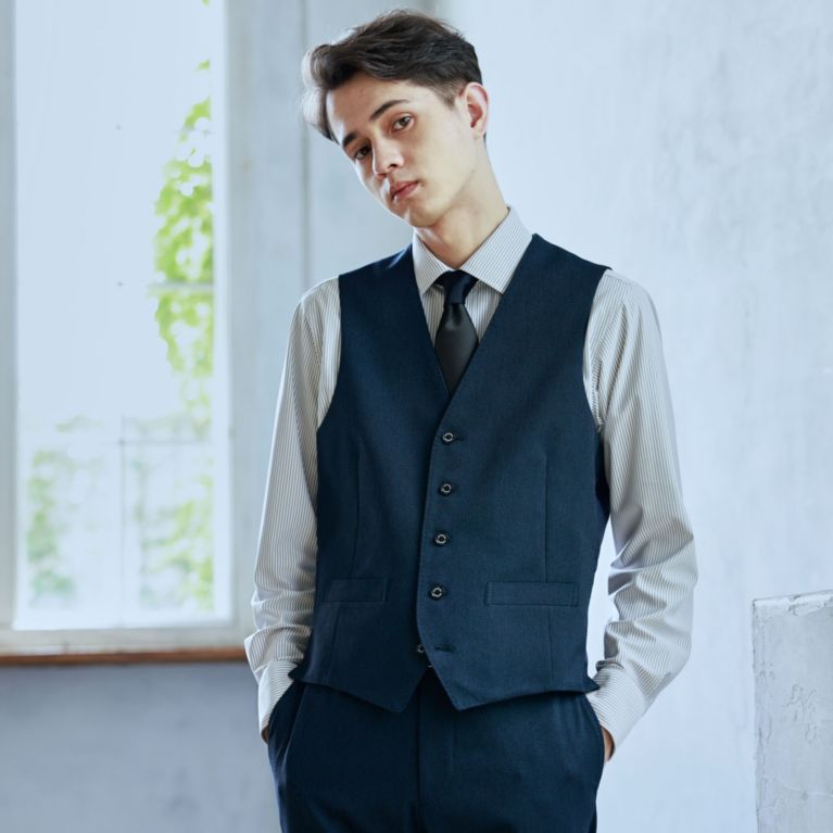 トロッター ウェストコート 000 バーズアイストレッチ ベスト Mackintosh Philosophy Men マッキントッシュ フィロソフィー メン のメンズファッション通販 三陽商会