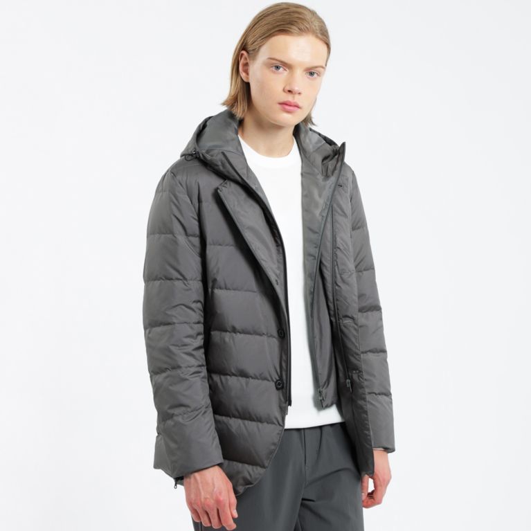 ブリテック BR025 2WAYフーデッドダウン（ダウンベスト