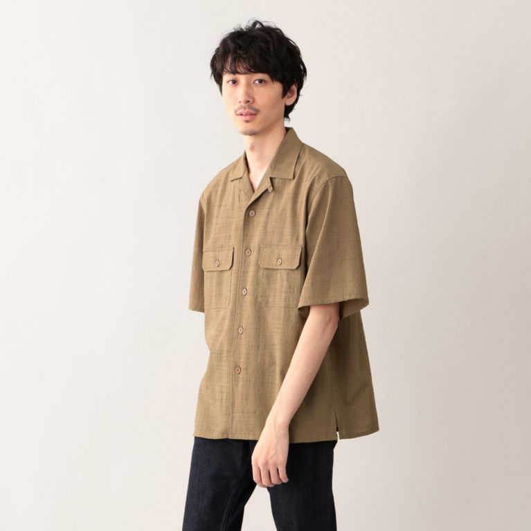 シンセティッククレープ サファリシャツ シャツ ブラウス Mackintosh Philosophy Men マッキントッシュ フィロソフィー メン のメンズファッション通販 三陽商会