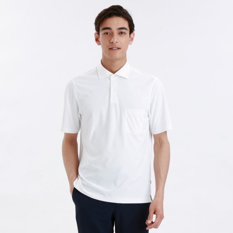【MACKINTOSH PHILOSOPHY MEN】 ジャージ無地/ピンヘッド ハーフワンピース カッタウェイ ホワイト