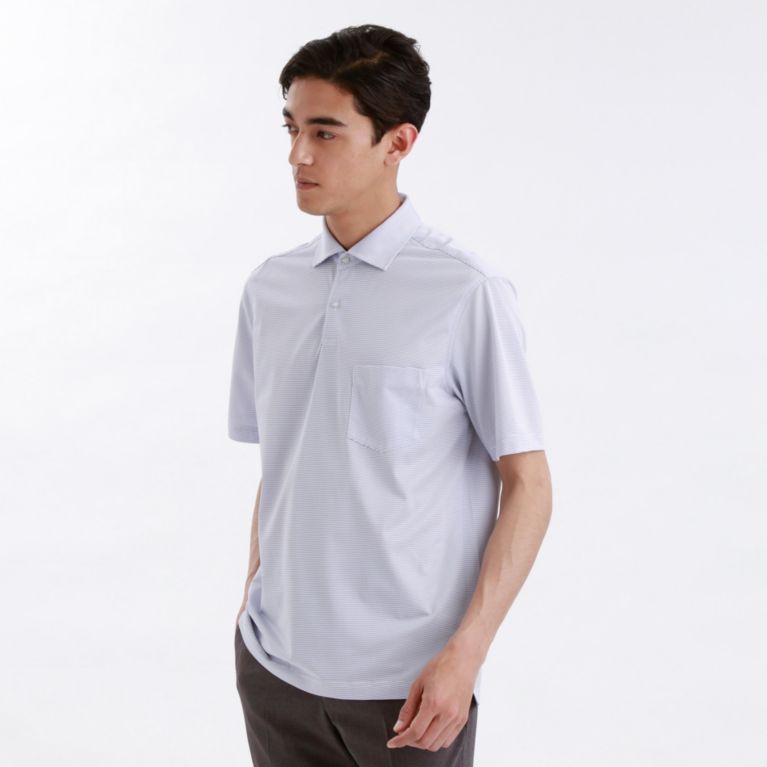 【MACKINTOSH PHILOSOPHY MEN】 ジャージ無地/ピンヘッド ハーフワンピース カッタウェイ ブルー