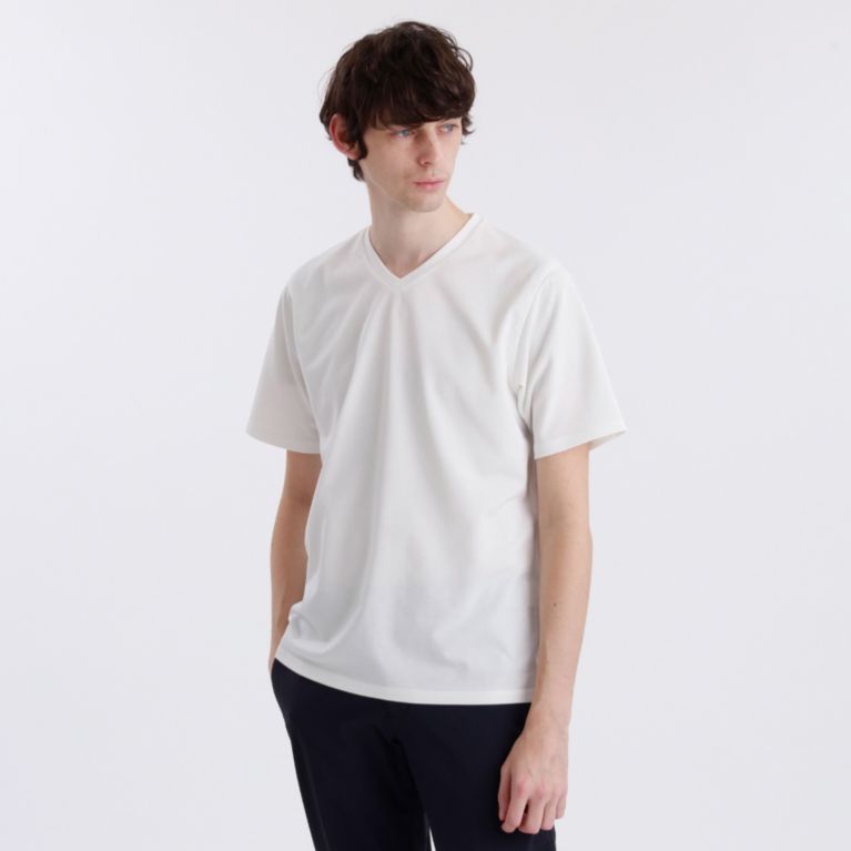 【MACKINTOSH PHILOSOPHY MEN】 TROTTER VネックTシャツ ホワイト