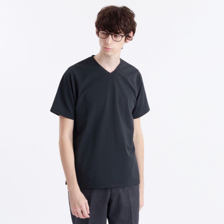 【MACKINTOSH PHILOSOPHY MEN】 TROTTER VネックTシャツ チャコールグレー