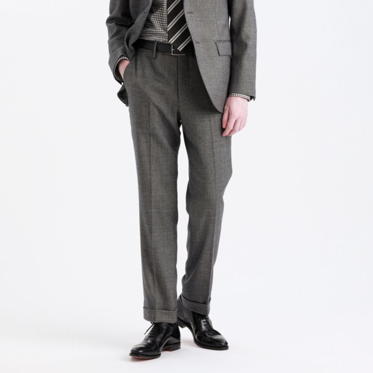 【MACKINTOSH PHILOSOPHY MEN】 REDA ACTIVEハケメ TAPERD TROUSERS グレー