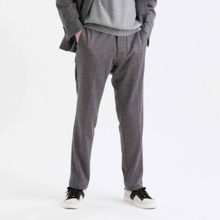 【MACKINTOSH PHILOSOPHY MEN】 REDA ACTIVEジャージ TAPERD TROUSERS グレー